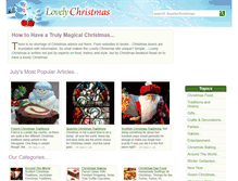 Tablet Screenshot of lovelychristmas.co.uk